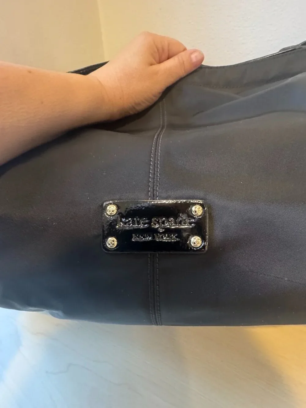 Kate Spade Black Nylon Shoulder Bag – LIGHTWEIGHT & PRACTICAL 🔥